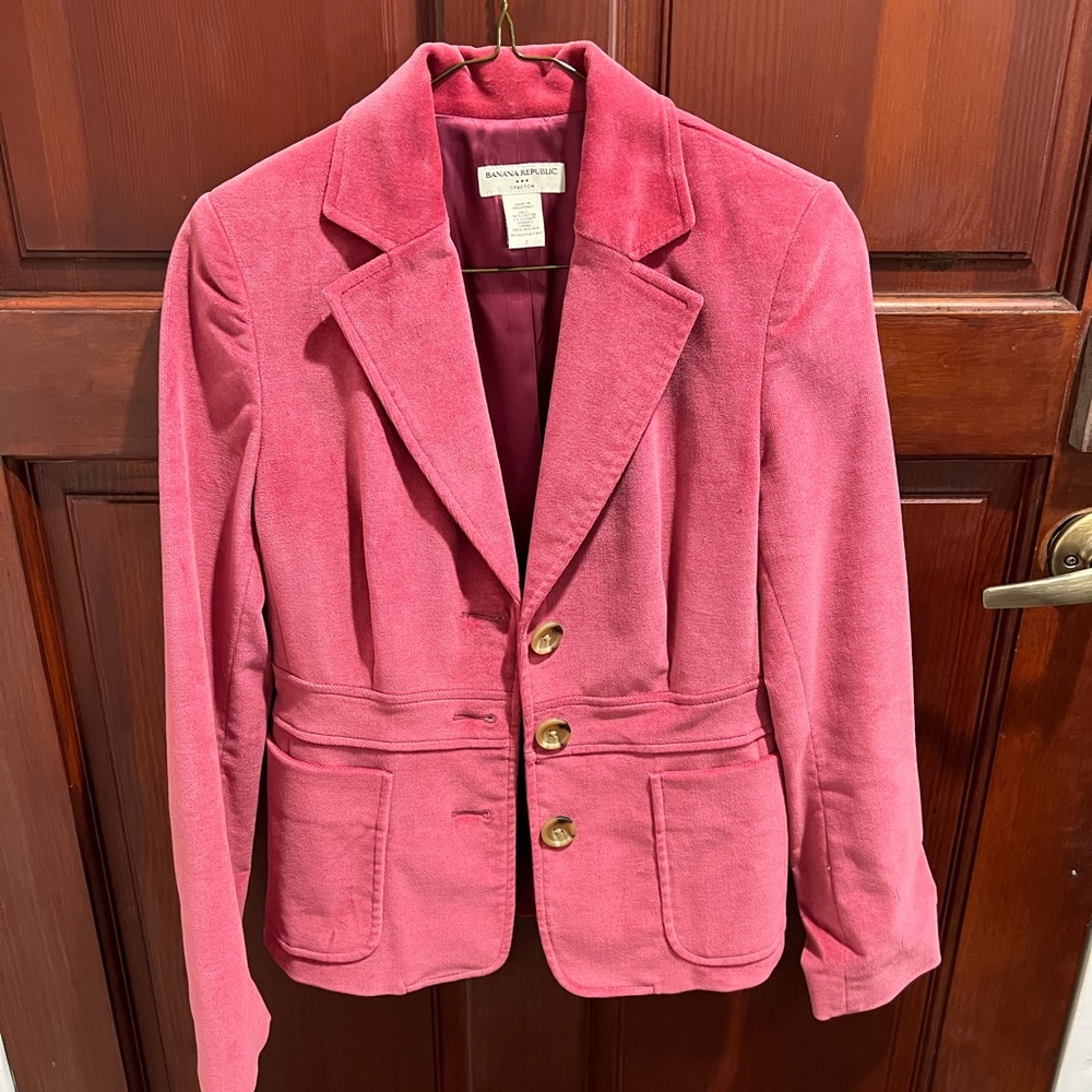 Banana Republic Pink Women's Blazer